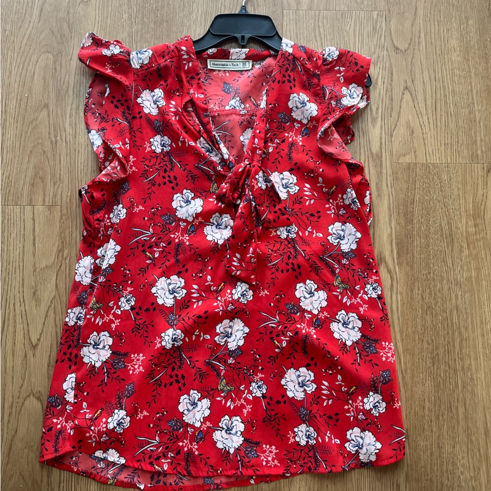Floral silky top